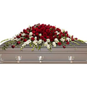Teleflora's Garden of Grandeur Casket Spray