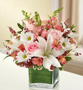 Healing Hope Bouquet - Pink & White