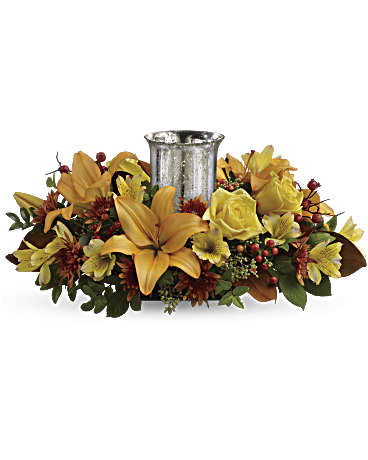 Glowing Gathering Centerpiece by Teleflora