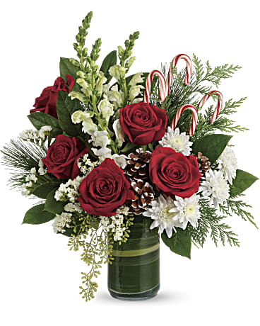 Teleflora's Festive Pines Bouquet