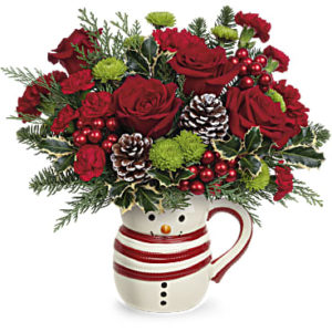 Teleflora's Send A Hug® Sweet Frosty Bouquet