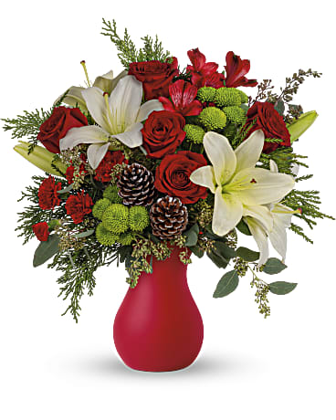 Teleflora's Yuletide Greetings Bouquet