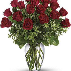 Long Stem Red Roses by the Dozen